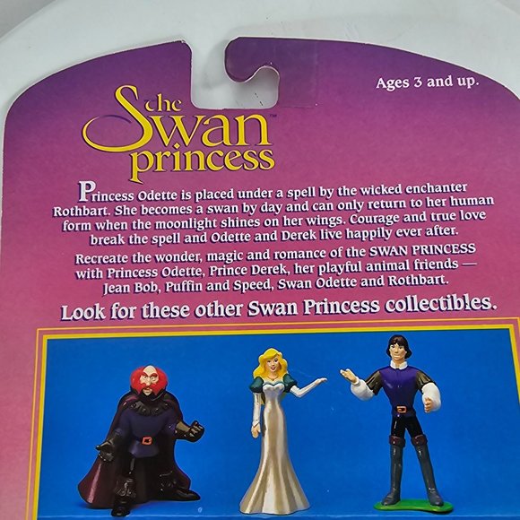 Vintage Tyco The Swan Princess Rothbart Miniature Figure Cake Topper 1994 - Picture 7 of 8